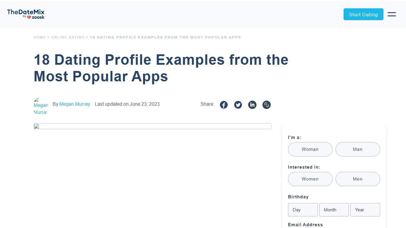 18 Dating Profile Examples from the Most Popular Apps